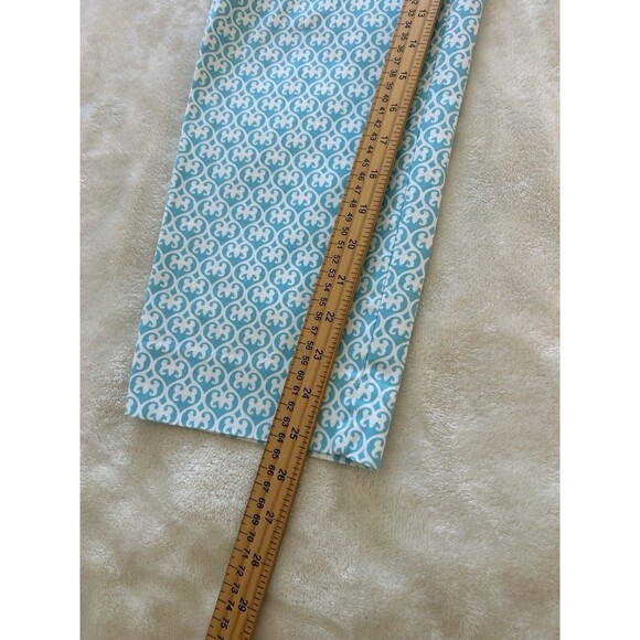 Talbots Womens Pants Sze 4 Aquamarine Perfect Crop Twill Stretchy Preppy Coastal - Picture 7 of 13